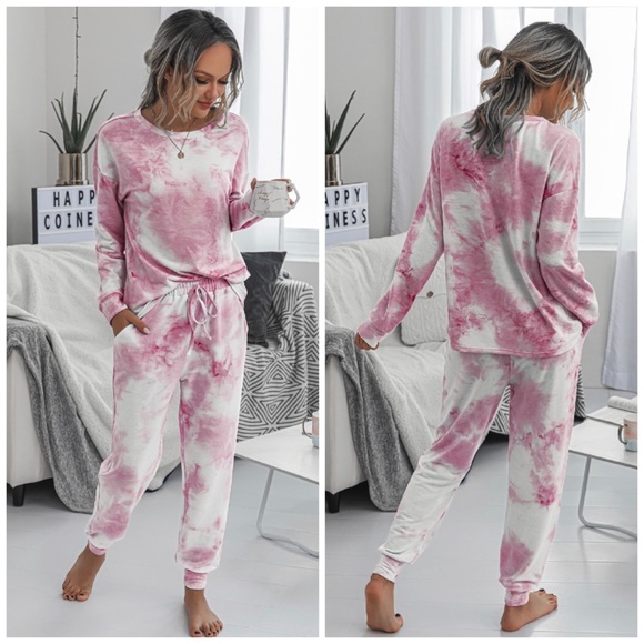 Pink mauve two pice lounge set - Picture 3 of 7